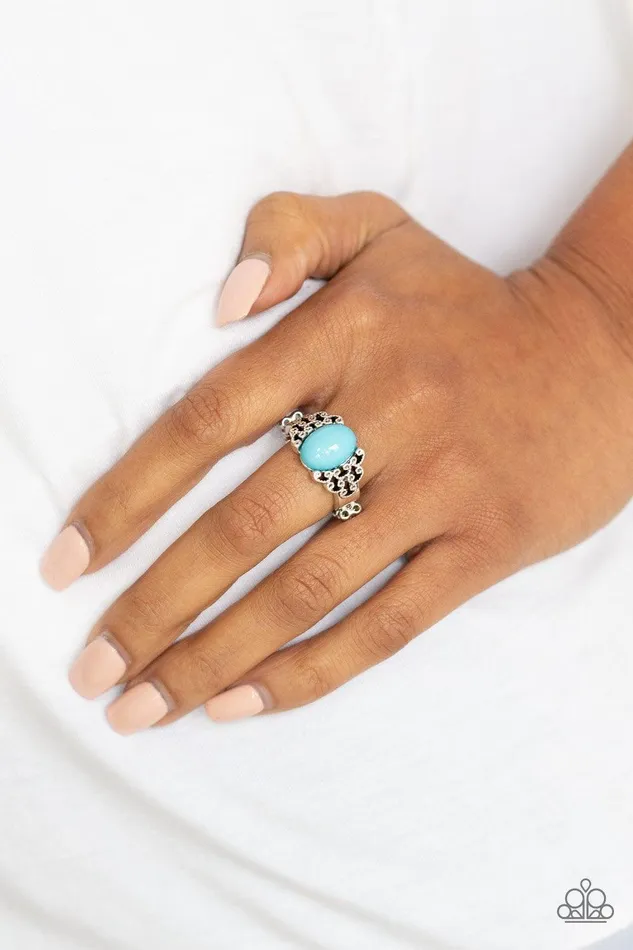 Princess Problems Blue Ring Jewelry by Bretta Paparazzi Accessories Rings