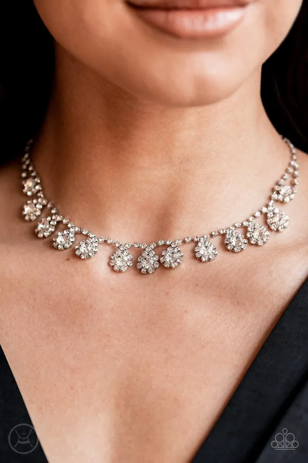 Princess Prominence White Necklace Jewelry by Bretta Paparazzi Accessories Necklaces Princess Prominence White Necklace Jewelry by Bretta Paparazzi Accessories Necklaces