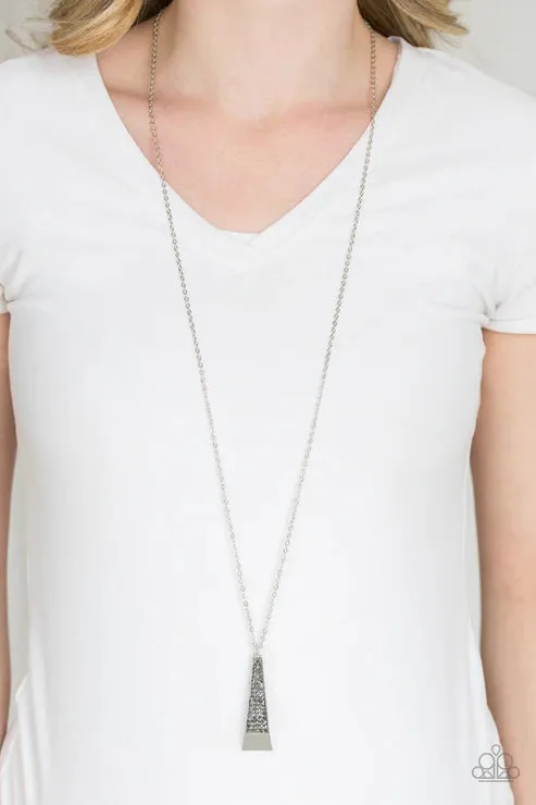 Prized Pendulum Silver Necklace Jewelry by Bretta Paparazzi Accessories Necklaces Prized Pendulum Silver Necklace Jewelry by Bretta Paparazzi Accessories Necklaces