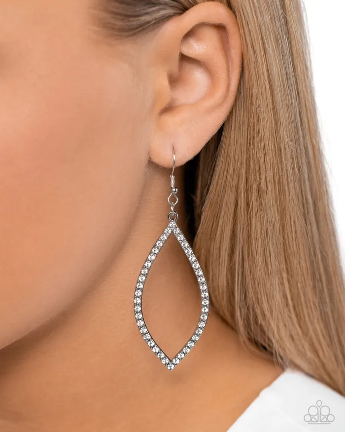 Prosperous Prospects White Earrings Jewelry by Bretta Paparazzi Accessories Earrings Prosperous Prospects White Earrings Jewelry by Bretta Paparazzi Accessories Earrings