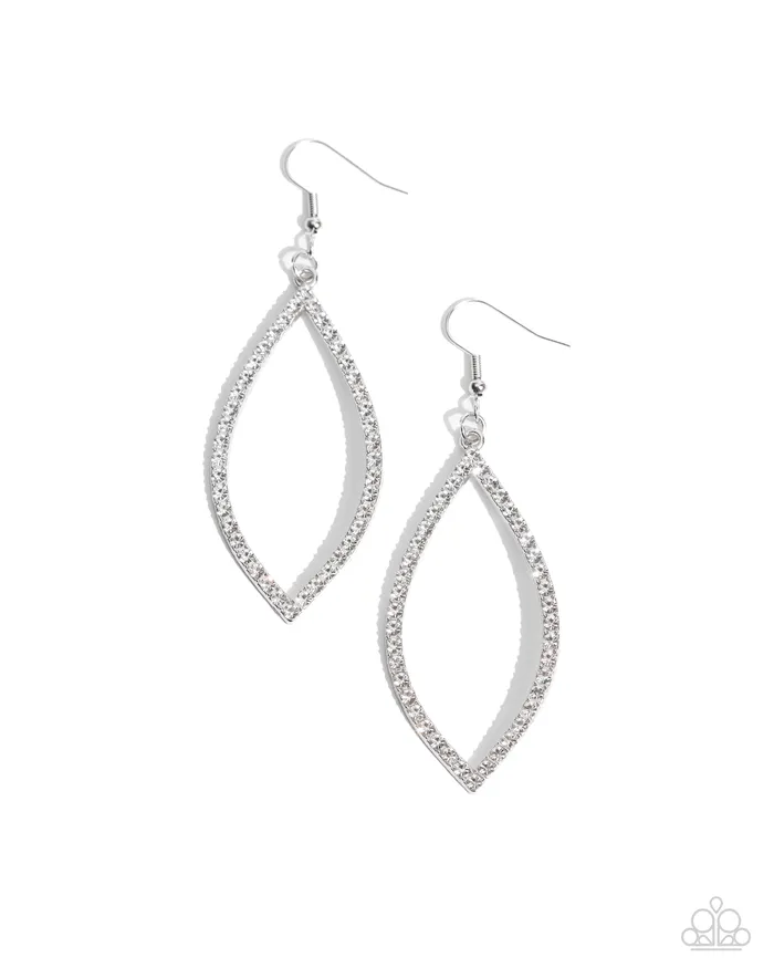 Prosperous Prospects White Earrings Jewelry by Bretta Paparazzi Accessories Earrings