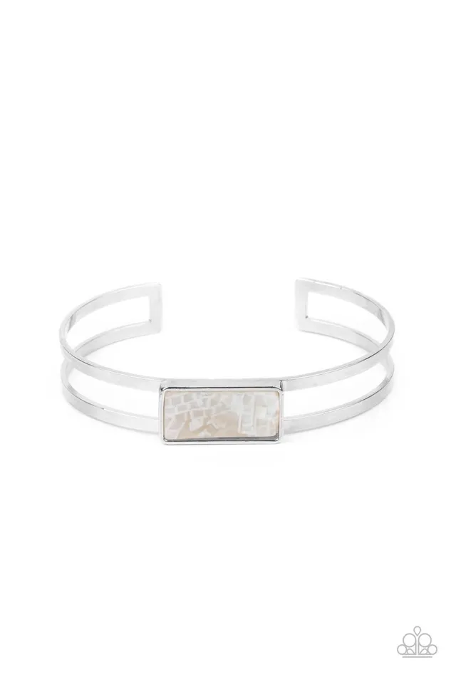 Remarkably Cute and Resolute White Bracelet Jewelry by Bretta Paparazzi Accessories Bracelets