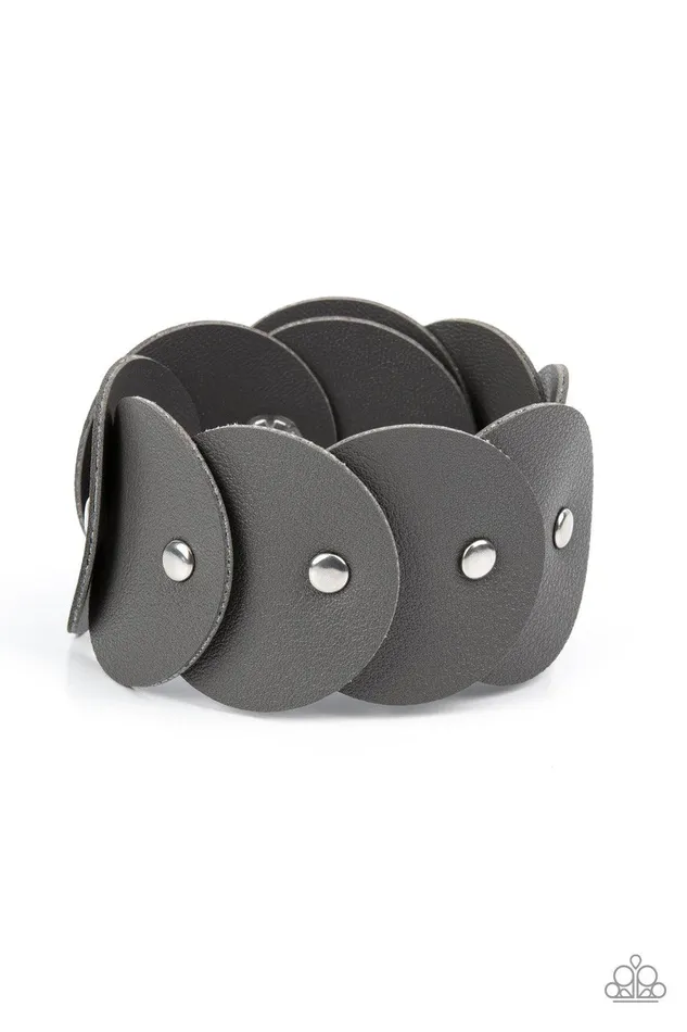 Rhapsodic Roundup Silver Bracelet Jewelry by Bretta Paparazzi Accessories Bracelets