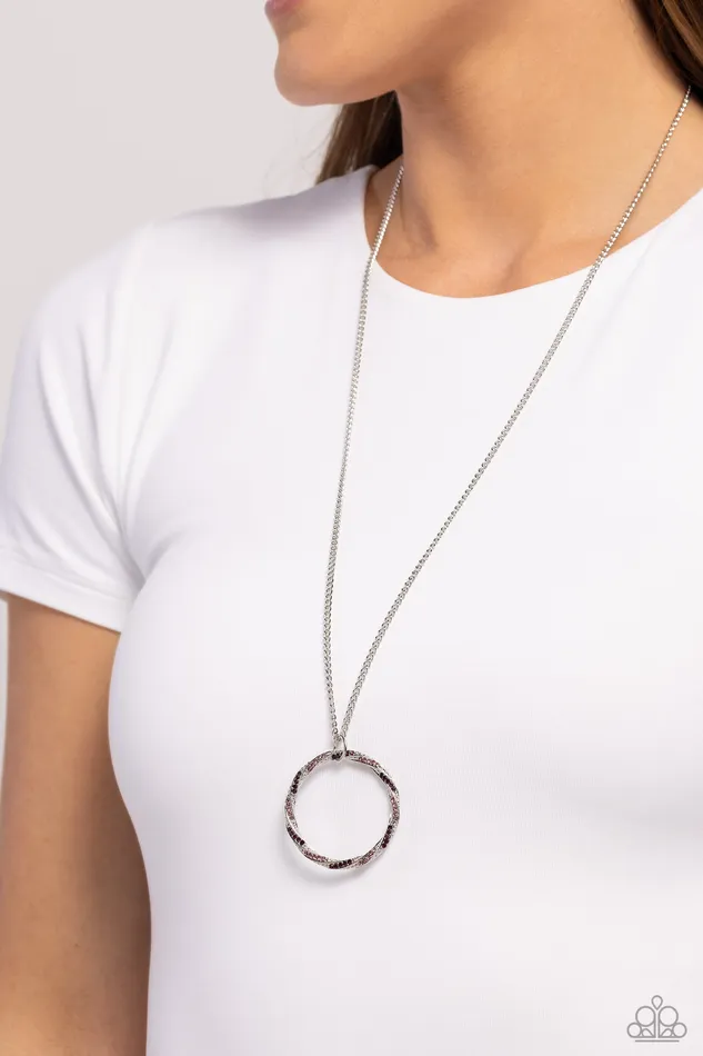 RING It Back Purple Necklace Jewelry by Bretta Paparazzi Accessories Necklaces