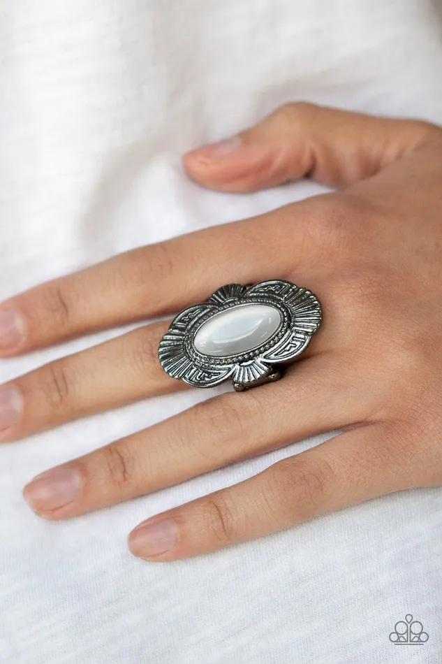 Rings Oceanside Oracle Black Ring Jewelry By Bretta Paparazzi Accessories