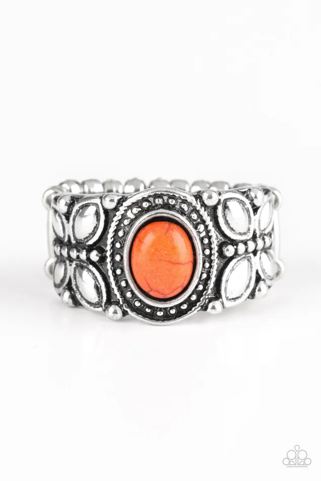 Rings Paparazzi Accessories Butterfly Belle Orange Ring Jewelry by Bretta