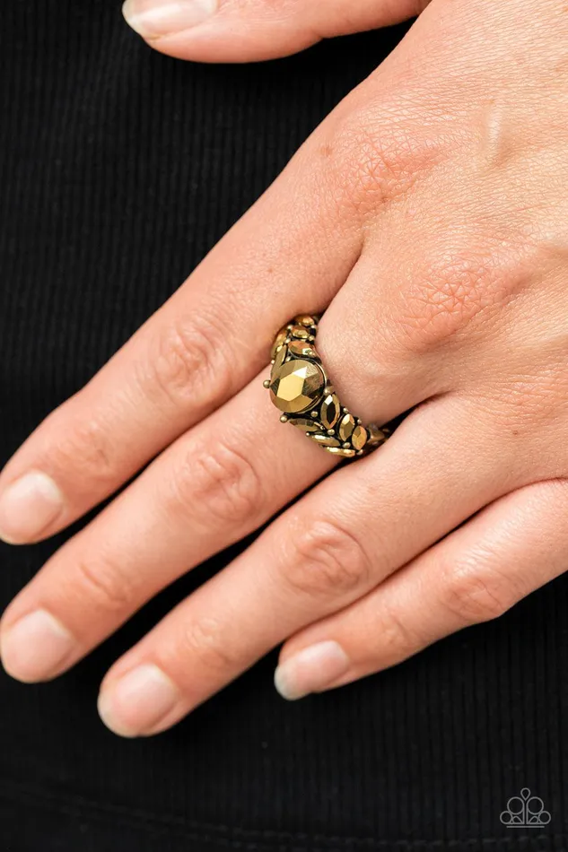 Rings Paparazzi Accessories Smooth Smolder Brass Ring Jewelry by Bretta