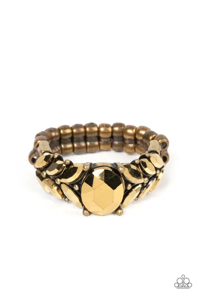 Rings Paparazzi Accessories Smooth Smolder Brass Ring Jewelry by Bretta