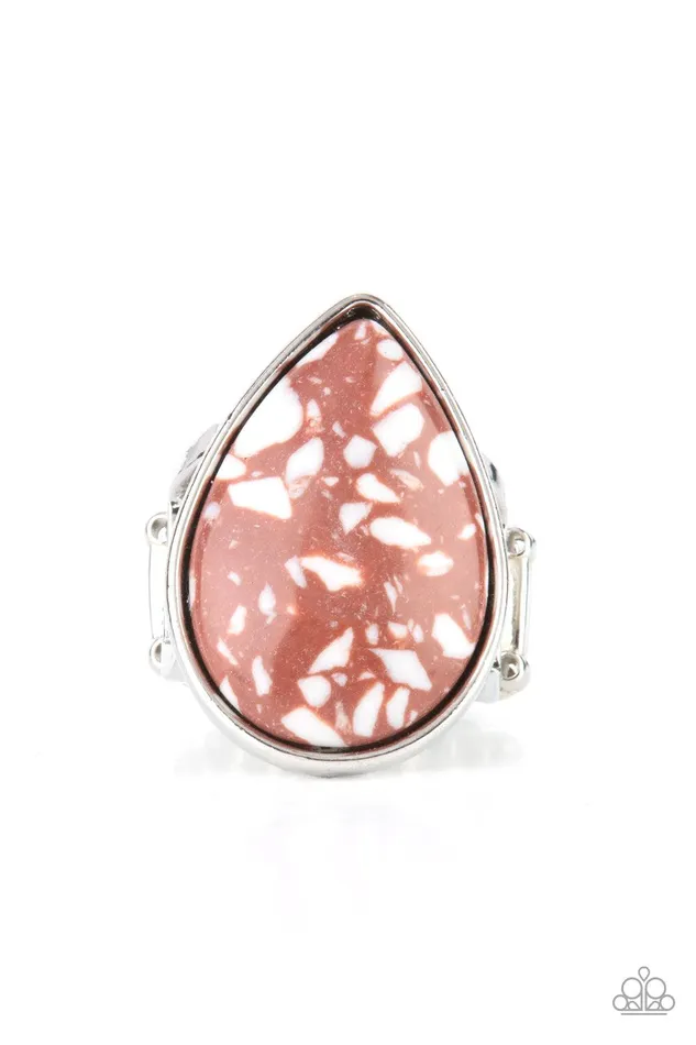 Rings Paparazzi Accessories Stormy Sunrise Brown Ring Jewelry by Bretta