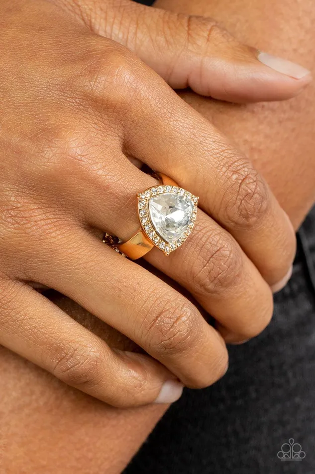 Rings Paparazzi Accessories Tour de Timeless Gold Ring Jewelry by Bretta