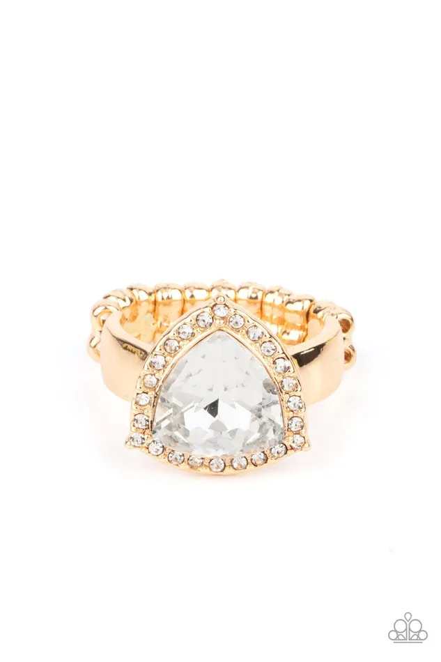 Rings Paparazzi Accessories Tour de Timeless Gold Ring Jewelry by Bretta