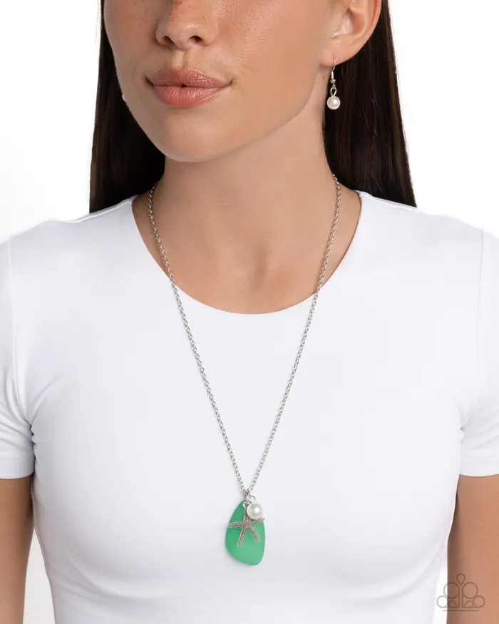 Sea Glass Stash Green Necklace Jewelry by Bretta Paparazzi Accessories Necklaces Sea Glass Stash Green Necklace Jewelry by Bretta Paparazzi Accessories Necklaces