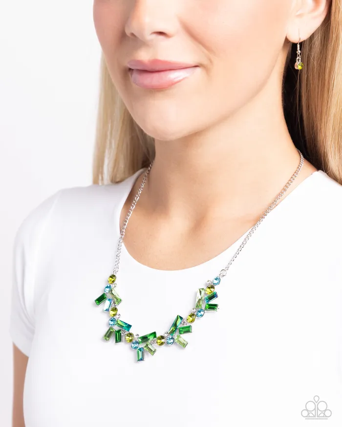 Serene Statement Green Necklace Jewelry by Bretta Paparazzi Accessories Necklaces Serene Statement Green Necklace Jewelry by Bretta Paparazzi Accessories Necklaces