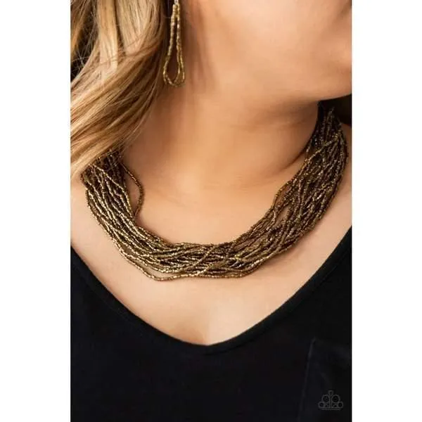 The Speed of STARLIGHT Brass Necklace Jewelry By Bretta Paparazzi Accessories Necklaces The Speed of STARLIGHT Brass Necklace Jewelry By Bretta Paparazzi Accessories Necklaces