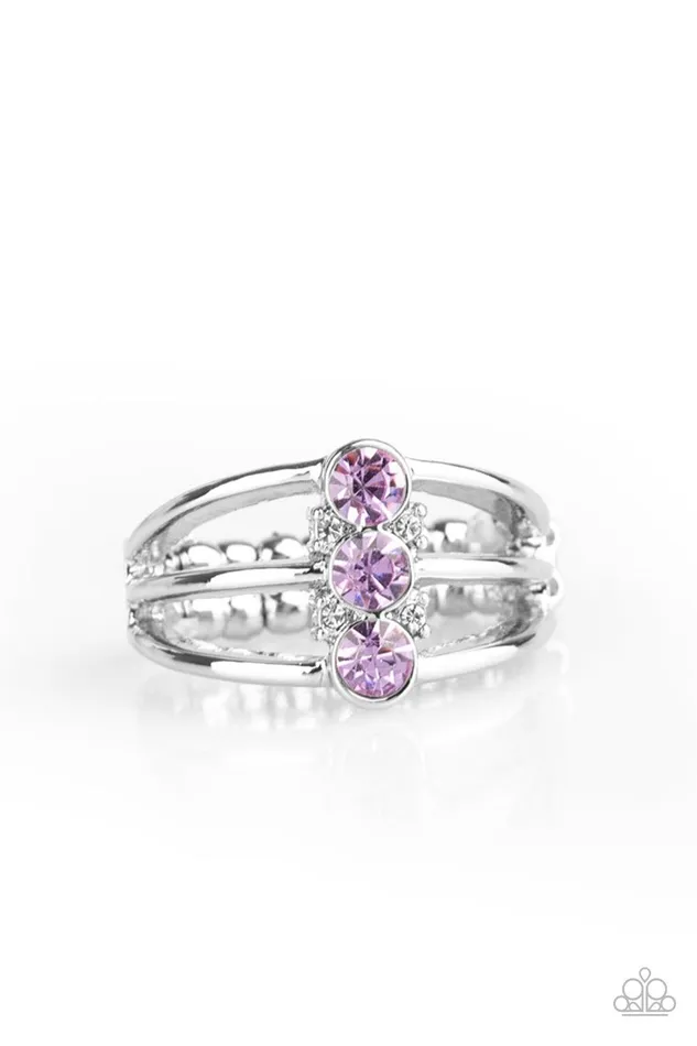 Triple Crown Winner Purple Ring Jewelry by Bretta Paparazzi Accessories Rings