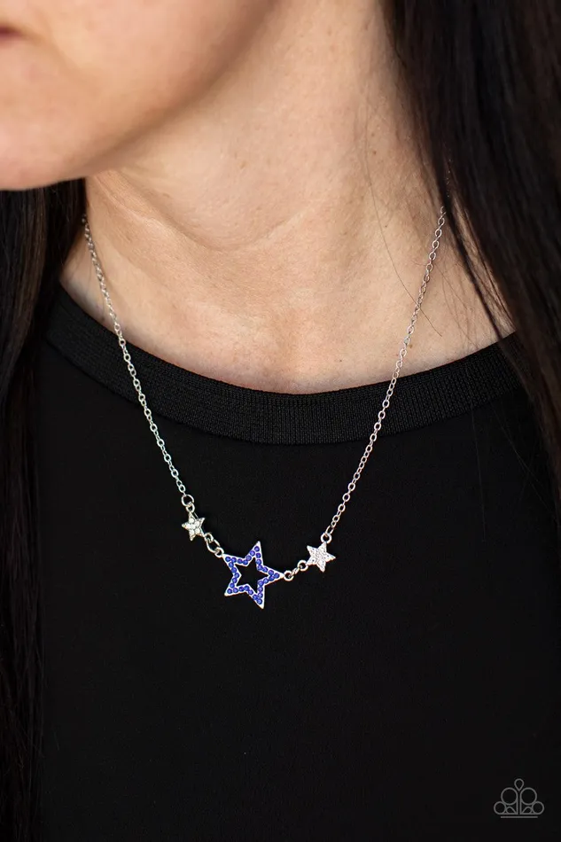 United We Sparkle Blue Necklace Jewelry by Bretta Paparazzi Accessories Necklaces United We Sparkle Blue Necklace Jewelry by Bretta Paparazzi Accessories Necklaces