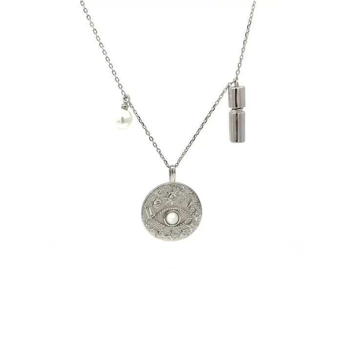 Womens silver necklace Senso Silver with pendants and decorative elements Senso Silver Necklaces Womens silver necklace Senso Silver with pendants and decorative elements Senso Silver Necklaces