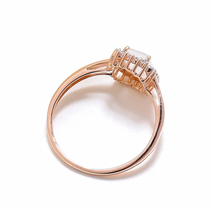 152 Ct Moonstone Solid 10k Rose Gold Ring Jewelry YoTreasure Rings