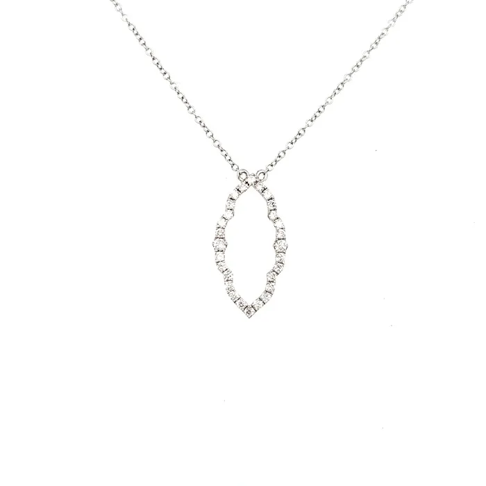 18k White Gold Diamond Negative Space Vertical Pendant Susan Bella Jewelry LLC PreStyled Sets 18k White Gold Diamond Negative Space Vertical Pendant Susan Bella Jewelry LLC PreStyled Sets
