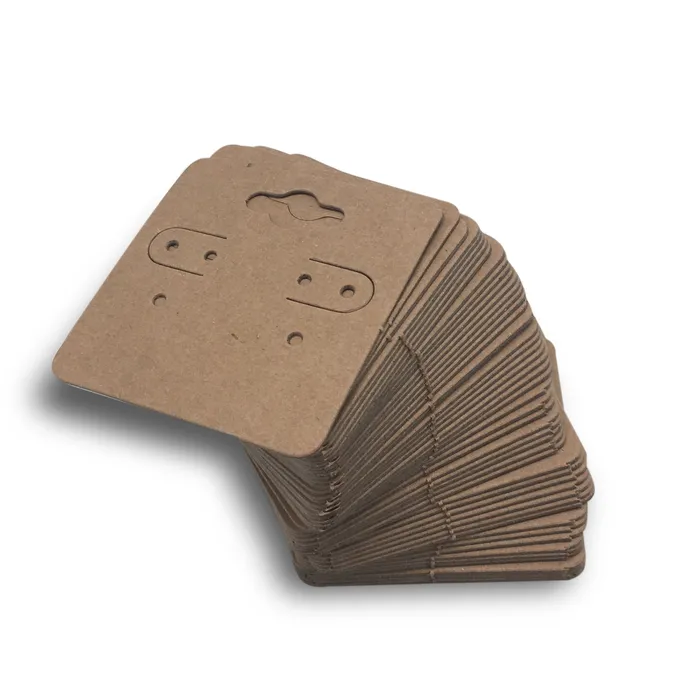 2 x 2 Kraft Paper Earring Cards JPIDisplay Earrings 2 x 2 Kraft Paper Earring Cards JPIDisplay Earrings