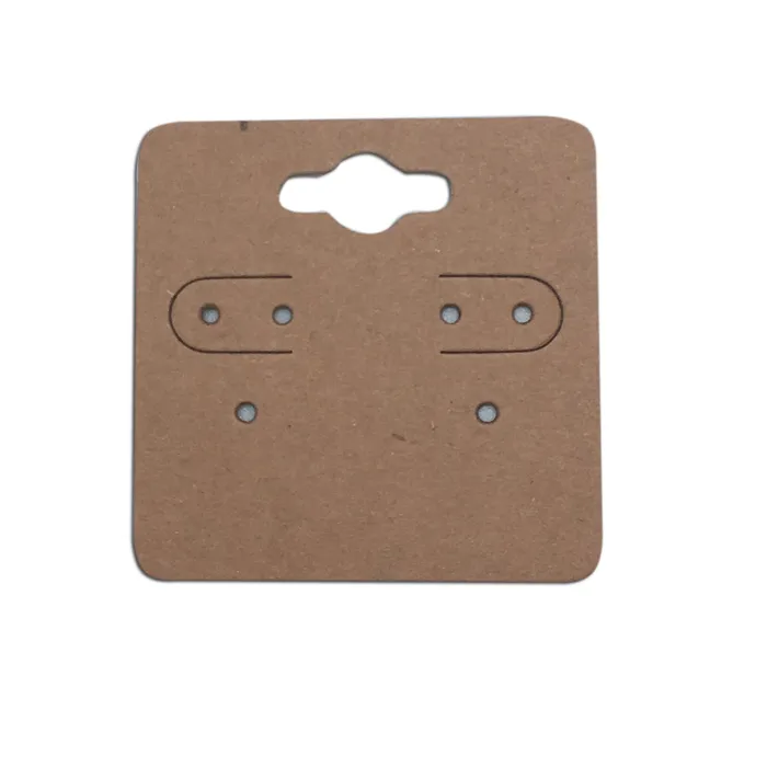 2 x 2 Kraft Paper Earring Cards JPIDisplay Earrings 2 x 2 Kraft Paper Earring Cards JPIDisplay Earrings