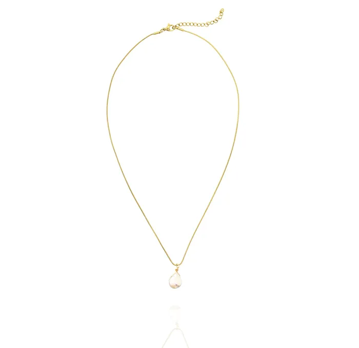 ARIEL PEARL PENDANT NECKLACE JUNE BIRTHSTONE MAI DSIRE Necklaces