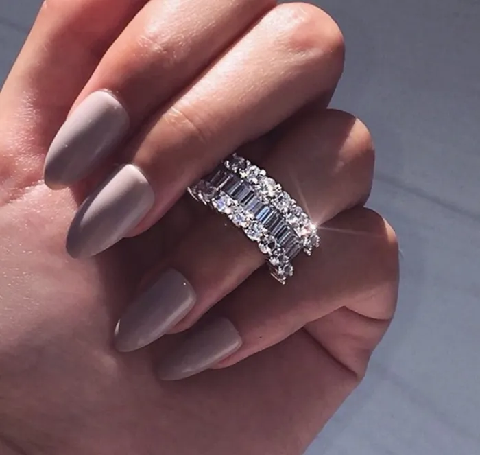Baguette Diamond Ring Baguette Eternity Ring Baguette Ring Minx London Rings