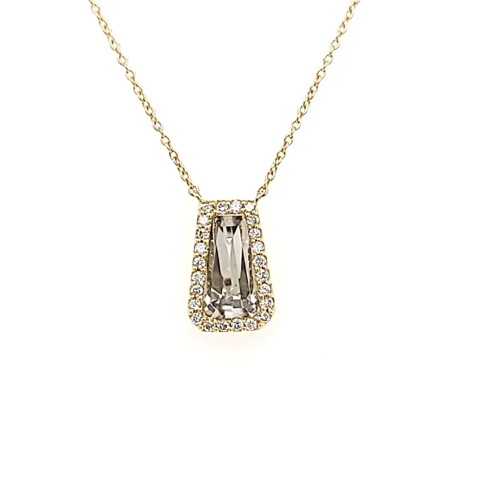 Bassali 14k Yellow Gold White Quartz Diamond Pendant Necklace I5954 Necklaces Bassali 14k Yellow Gold White Quartz Diamond Pendant Necklace I5954 Necklaces