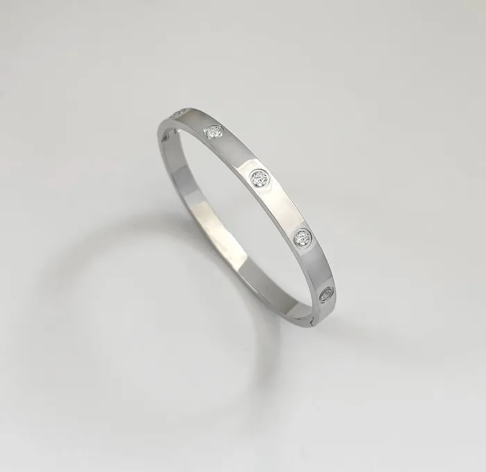 Bracelets CARRIE SILVER DIAMOND CUFF BRACELET Mai Dsire