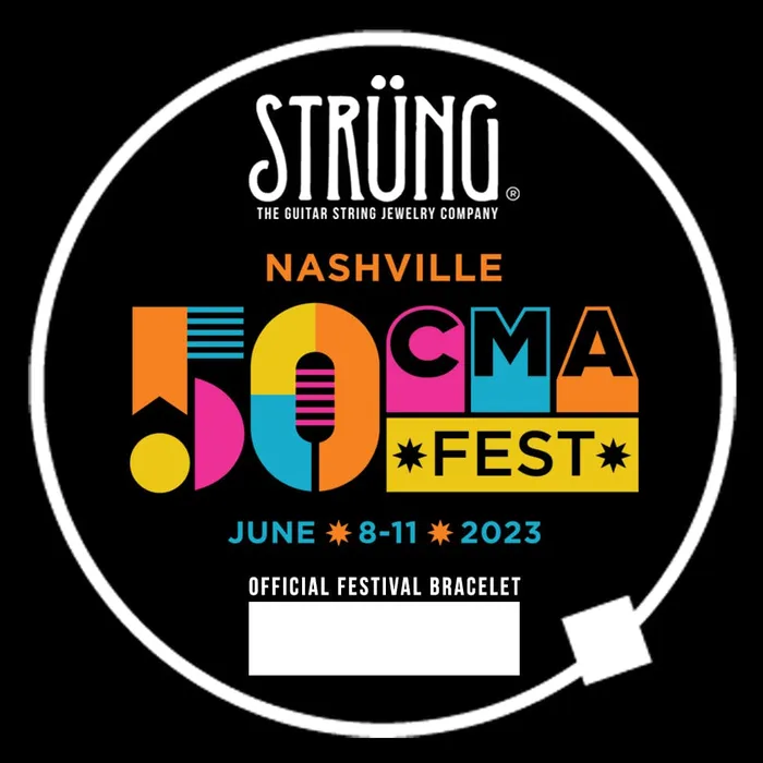 Bracelets CMA FEST 2023 GUITAR STRING BRACELET Strung