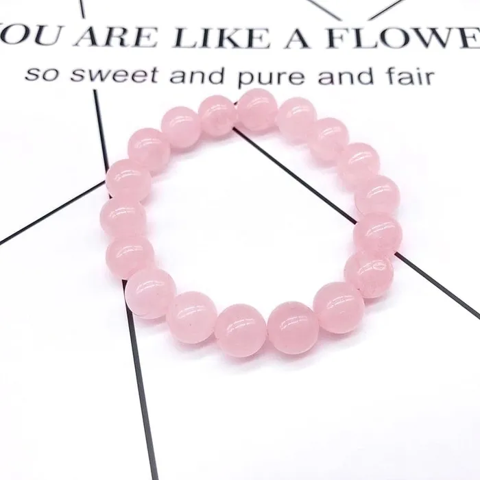 Bracelets My Zen Temple Rose Quartz Bead Bracelet