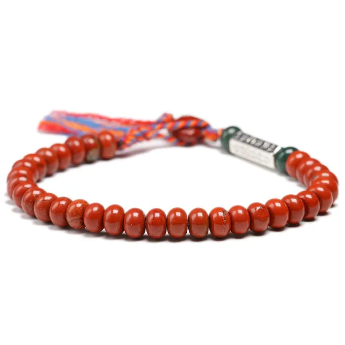 Bracelets YMORL Official Store Tibetan Red Jasper Bracelet
