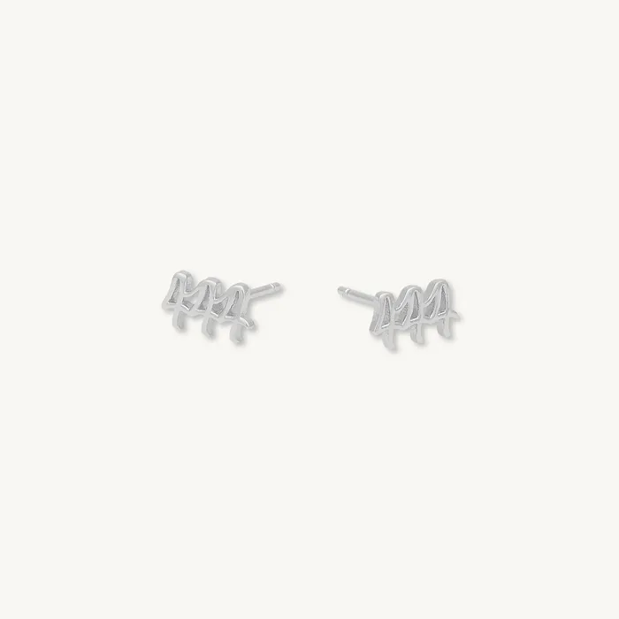 Camile Stone Earrings 444 Angel Number Earrings Camile Stone Earrings 444 Angel Number Earrings