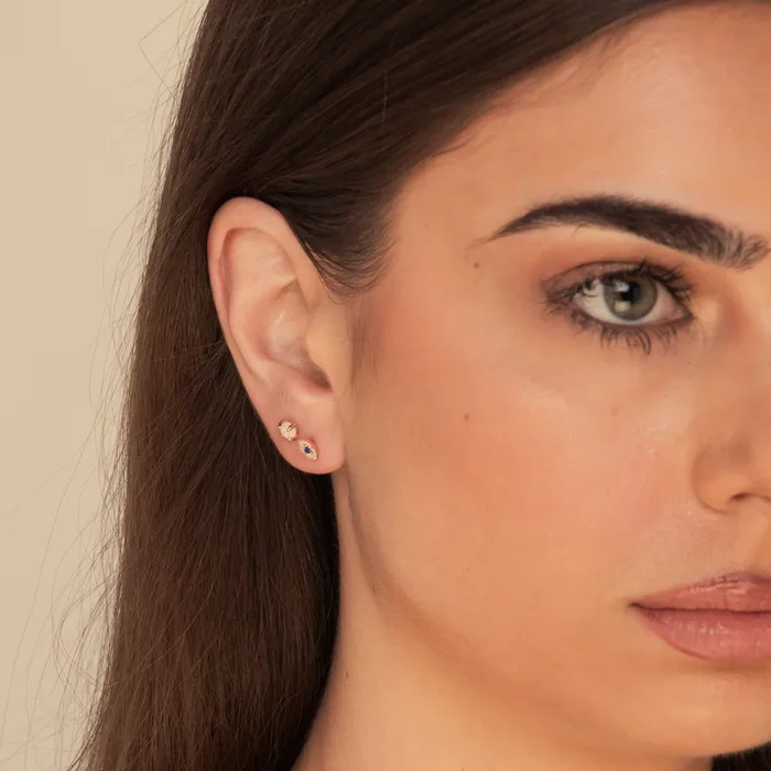 Camile Stone Earrings Opal Gemstone Stud Earrings