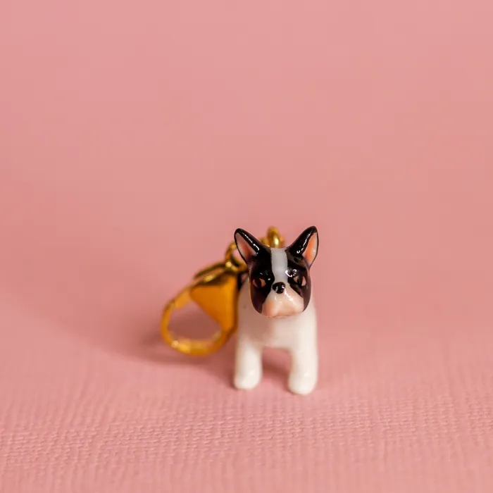 Camp Hollow Charm Necklaces French Bulldog Charm