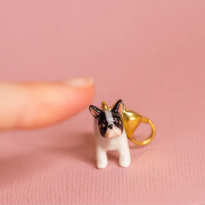 Camp Hollow Charm Necklaces French Bulldog Charm