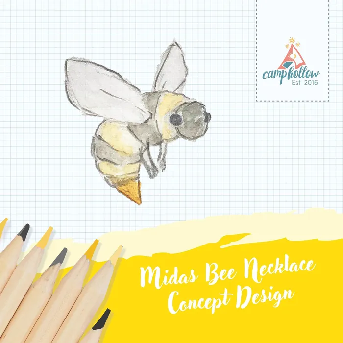 Camp Hollow Necklaces Midas Bee Necklace