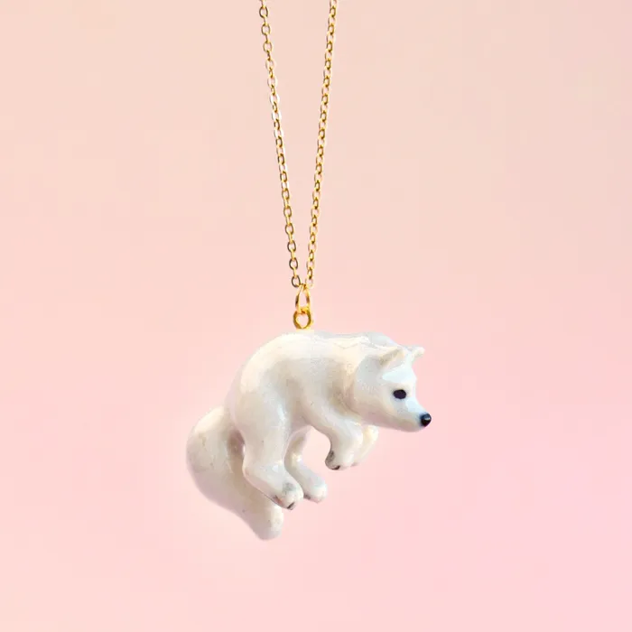 Camp Hollow Necklaces Polar Fox Necklace