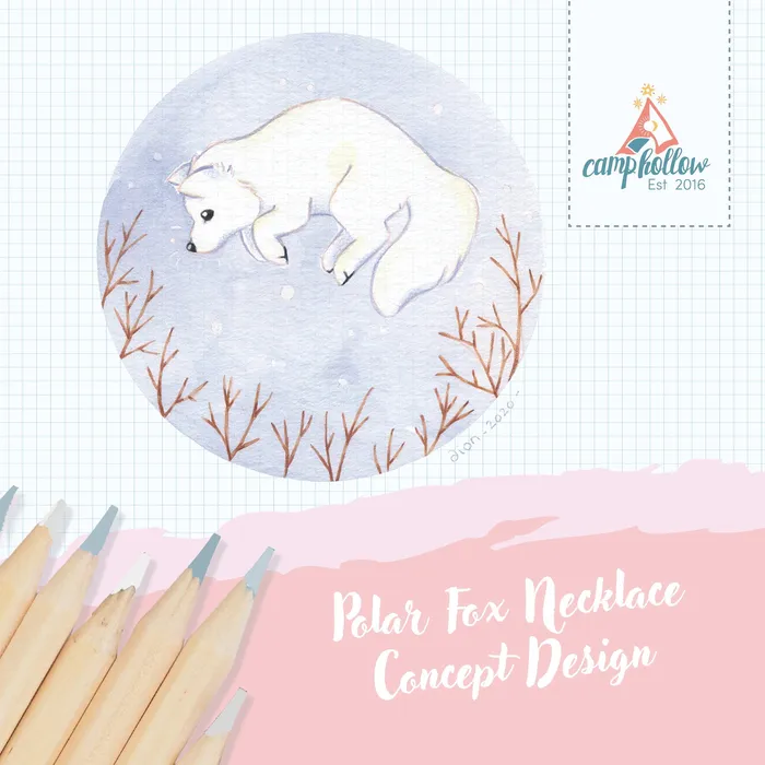Camp Hollow Necklaces Polar Fox Necklace Camp Hollow Necklaces Polar Fox Necklace