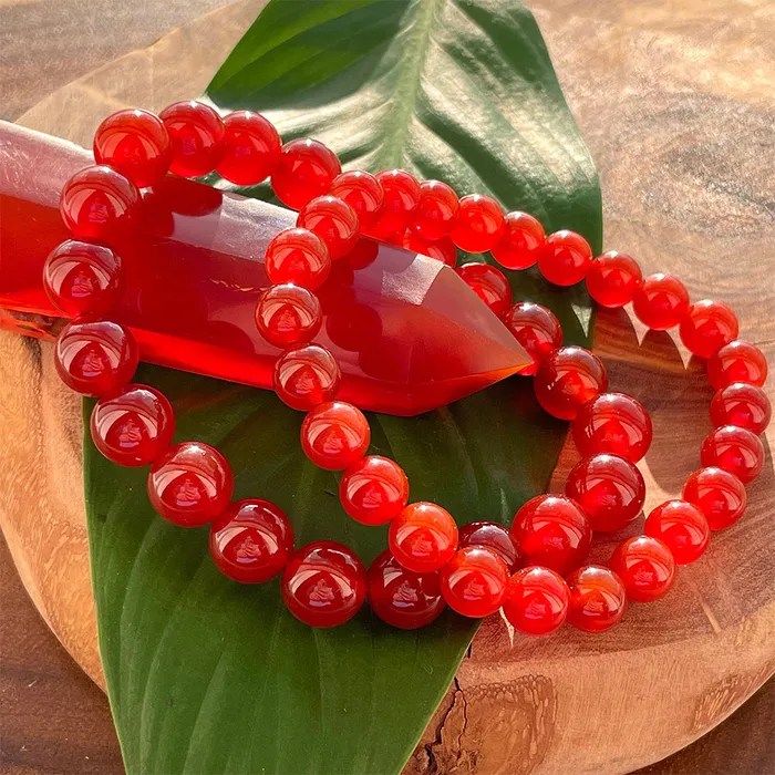 Carnelian Confidence Spiritual Stimulation 10mm Stretch Bracelet Lily Rose Jewelry Bracelets Carnelian Confidence Spiritual Stimulation 10mm Stretch Bracelet Lily Rose Jewelry Bracelets