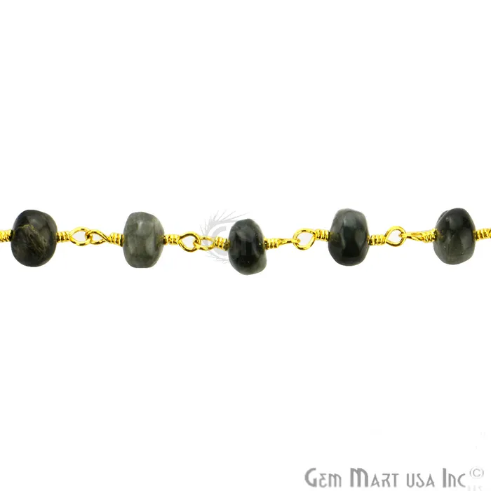 Cats Eyes 67mm Gold Plated Wire Wrapped Rosary Chain GemmartUSA PreStyled Sets Cats Eyes 67mm Gold Plated Wire Wrapped Rosary Chain GemmartUSA PreStyled Sets