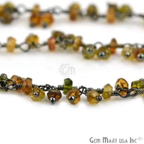 Charm Necklaces GemmartUSA Petrol Tourmaline Faceted Beads Oxidized Wire Wrapped Cluster Dangle Chains Charm Necklaces GemmartUSA Petrol Tourmaline Faceted Beads Oxidized Wire Wrapped Cluster Dangle Chains