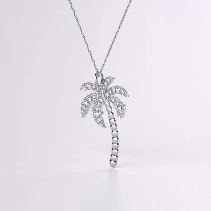 Charm Necklaces Grace PK Palm Tree charm