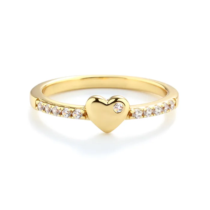 Cherished Moments Rings Little Girls GoldPlated Puff Heart Ring for Little Girls Cherished Moments Rings Little Girls GoldPlated Puff Heart Ring for Little Girls
