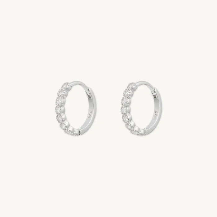 Classic Sapphire Huggie Earrings Camile Stone Earrings Classic Sapphire Huggie Earrings Camile Stone Earrings