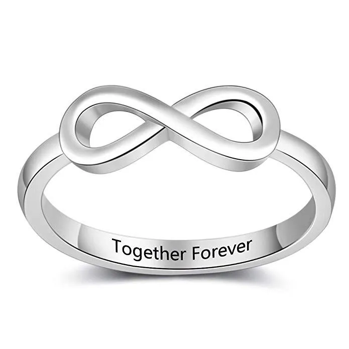 customjewelryan Rings Personalized Sterling Silver Ring Infinity Promise Rings Customized Gifts Fashion Jewelry customjewelryan Rings Personalized Sterling Silver Ring Infinity Promise Rings Customized Gifts Fashion Jewelry