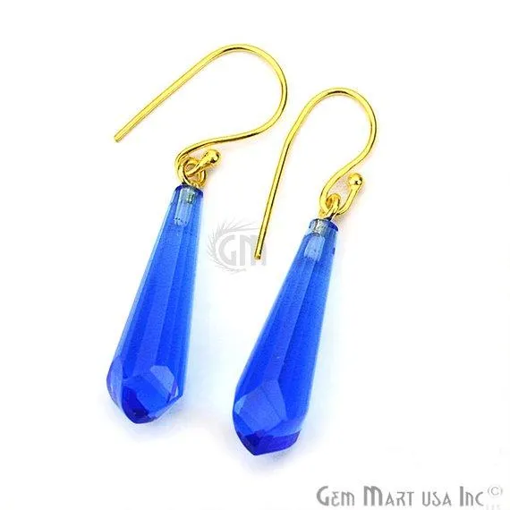 Dangle 45x9mm Gold Plated Gemstone Hook Earrings Pick your Gemstone 901071 GemMartUSA Earrings Dangle 45x9mm Gold Plated Gemstone Hook Earrings Pick your Gemstone 901071 GemMartUSA Earrings