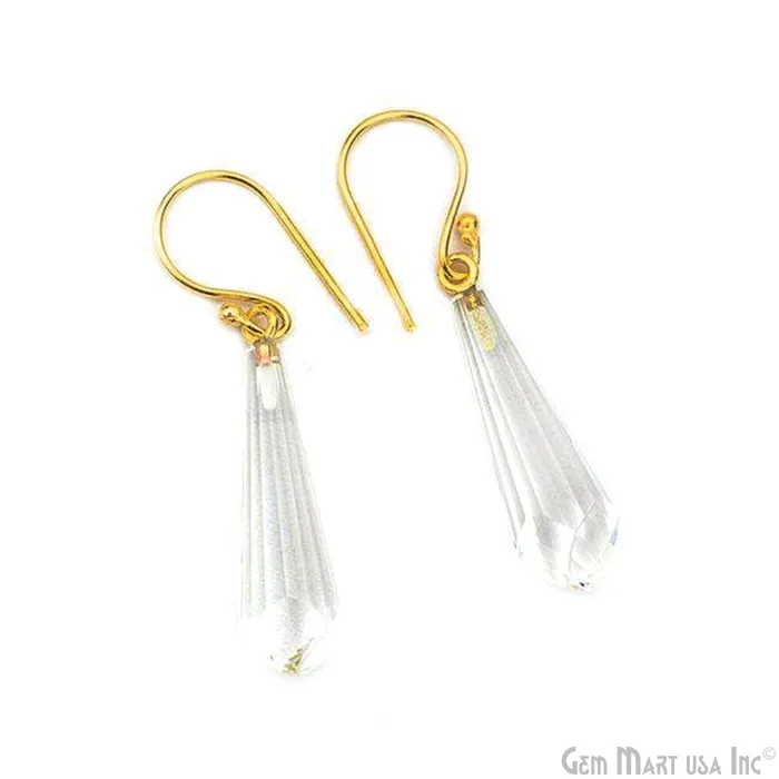 Dangle 45x9mm Gold Plated Gemstone Hook Earrings Pick your Gemstone 901071 GemMartUSA Earrings Dangle 45x9mm Gold Plated Gemstone Hook Earrings Pick your Gemstone 901071 GemMartUSA Earrings