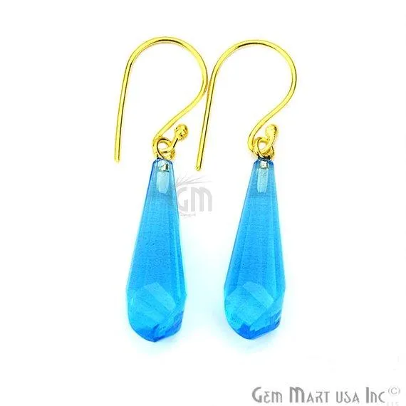 Dangle 45x9mm Gold Plated Gemstone Hook Earrings Pick your Gemstone 901071 GemMartUSA Earrings Dangle 45x9mm Gold Plated Gemstone Hook Earrings Pick your Gemstone 901071 GemMartUSA Earrings