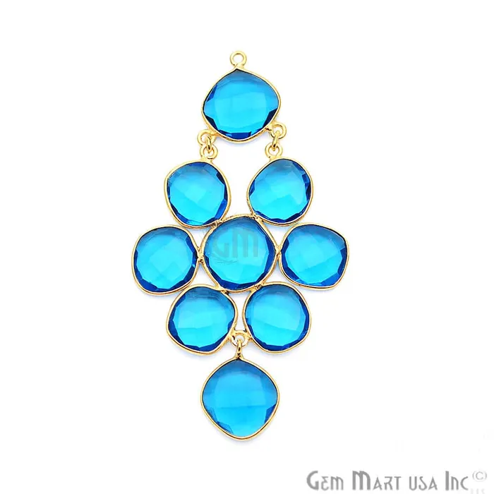 DIY 71x39mm Gemstone Bezel Earring Connector Component 1pc GemMartUSA Earrings DIY 71x39mm Gemstone Bezel Earring Connector Component 1pc GemMartUSA Earrings